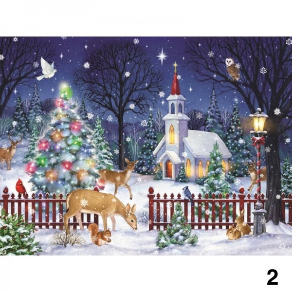 Paysage de Noël | 12 sortes