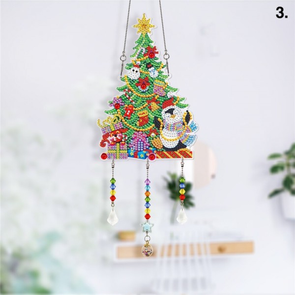 Pendentif de Noël avec perles | 4 types