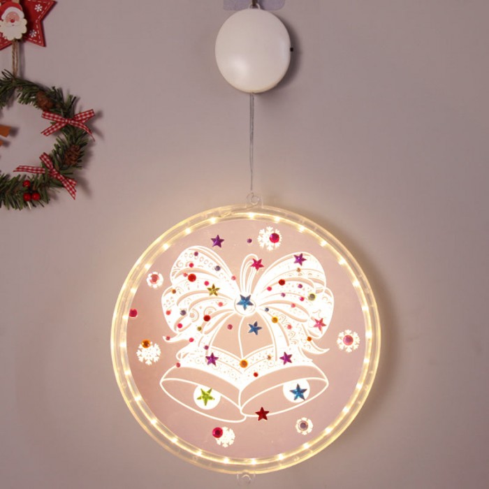 Peinture au Diamond - Lampe de Noël à suspendre 3D - Décoration de