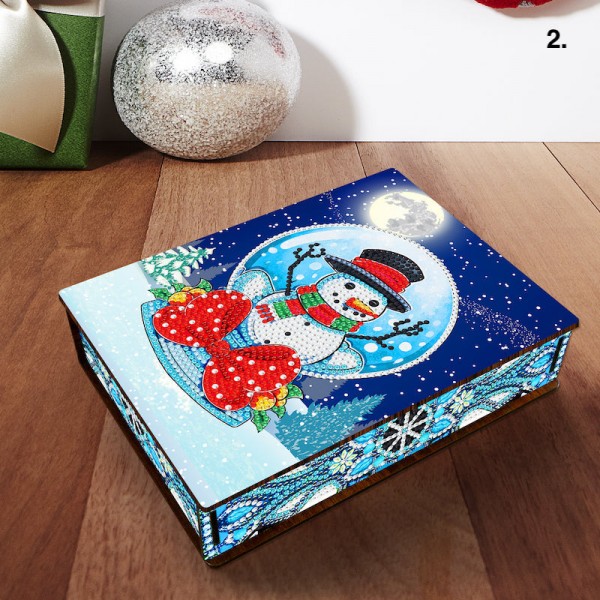 Boîte de Noël en bois | 4 types