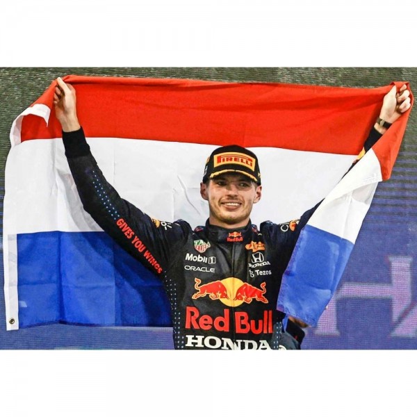 Max Verstappen drapeau
