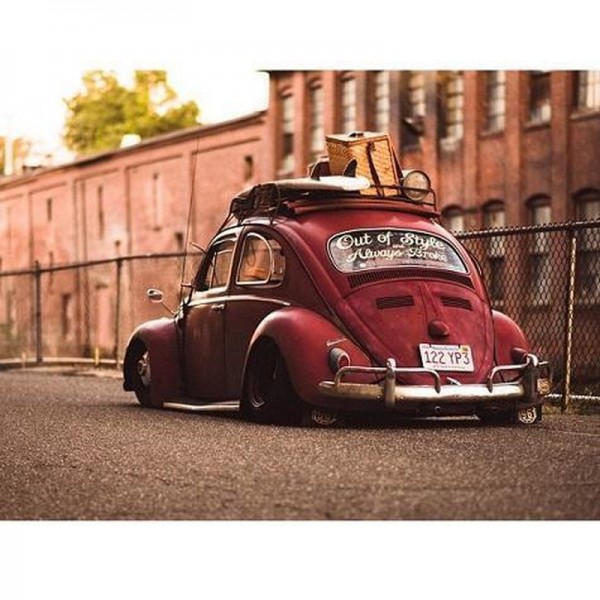 VW Coccinelle rouge