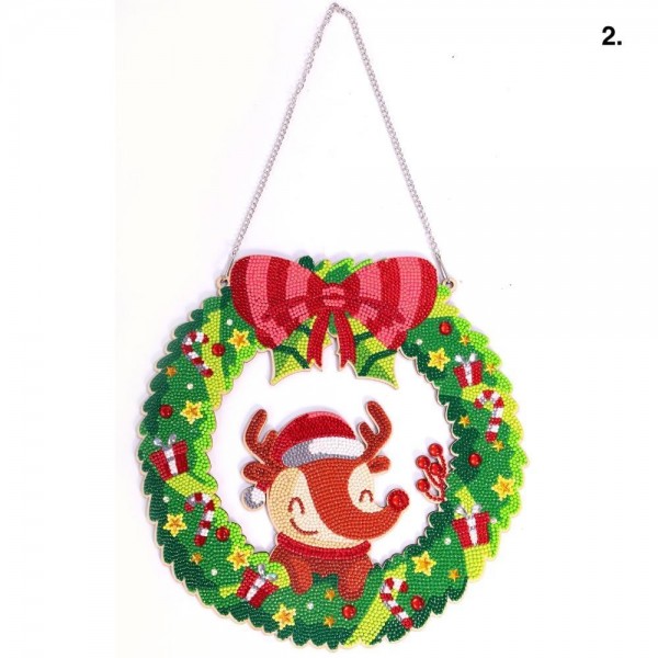 Couronne de Noël avec cordon | 8 sortes