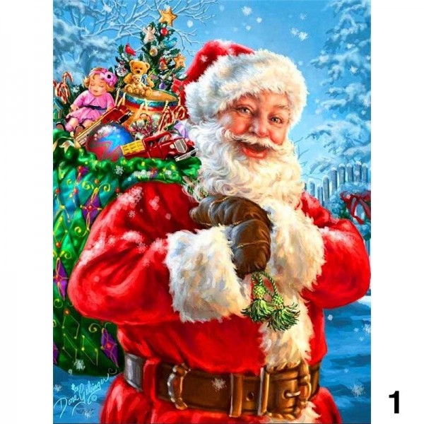 Père Noël avec cadeaux | 12 sortes