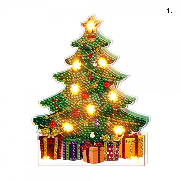 Lampe de Noël 3D | 10 sortes différentes