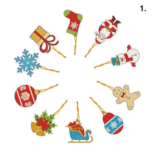 Décorations de sapin de noël | 4 sortes