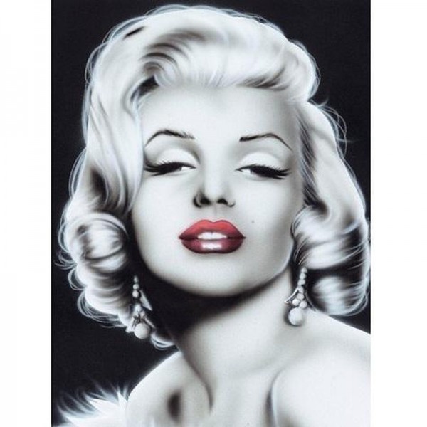 Marilyn Monroe en noir et blanc