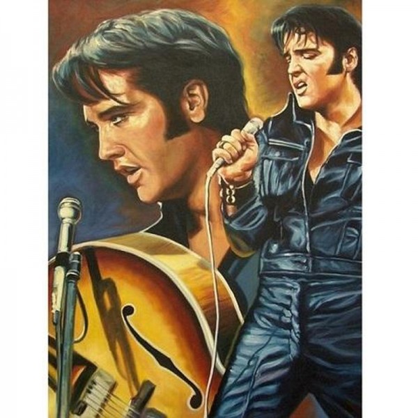 Elvis Presley en train de chanter